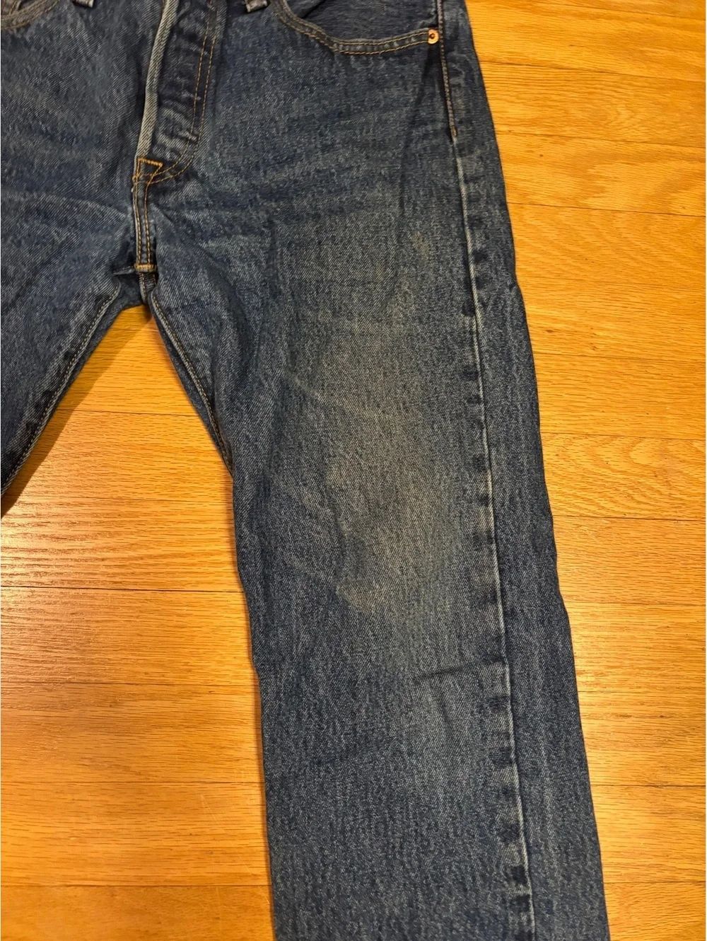 Levi's 501 Original Fit Blue Denim Jeans, W31 L30
